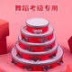 助城儿童手鼓舞蹈铃鼓老师用摇铃手摇打击乐器初高中考级专业手拍玲鼓 10寸红色铃鼓-约25cm