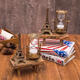 Raft Core Hourglass Creative Ornaments de alta gama Light Luxury Retro Tower Retro Tower Simple Modern Home Study asiento de madera 1047 [retro] 20*14.5 cm Caja original + bolsa de regalo