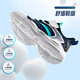 Anta Children's Sneakers for Boys 'Chaussures pour 2025 Été et automne Nouveau produit Mesh respirant et confortable Campus Wind Chaussures de course [Summer Men's Style] Bleu Deep Sea / White / Black-1 32 Longueur intérieure 20cm