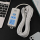 High-power household socket long-line plug-in strip with wire terminal board independent switch plug-in board dormitory drag strip single switch 2-position socket 7 holes self-wiring 0 meter socket
