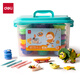 Deli 48 Couleur Ultra Light Argile Argile Color argile Plasticin Art Handmade DIY Toy Sand Sand 15g / Boîte Graduation de la journée pour enfants Cadeau d'anniversaire de maternelle