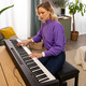 Yamaha (Yamaha) Elektrisches Klavier P145BTB Professional 88-Key-Hammeranfänger Hausunterricht intelligent tragbarer elektronischer Klavier P145BTB + Custom Holden Rack Drei Pedale + große Geschenktüte