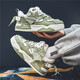 Zapatos de hombres Changxiang Huili 2025 Spring Versátiles Sports Sports and informal Board Zapatos de moda de cuero Carriendo zapatos de papá Green 42