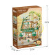 Inbrixx Tidy Bear Kaffeehaus Convenience Street Street View Model Bauschalt Spielzeug Geschenk Echt Autorisierung Tedidy Bear Kaffeehaus [1381 Partikel]