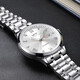 I/W CARNIVAL HWGUOJI Swiss Famous Watch Top Ten Brands Men's Full Automatic Mechanical Watch Imported Movement Double Calendar Luminous Waterproof Watch Aiwochi Silver Steel Band White Floor + Same Model + Exquisite Gift Box [679]