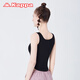 Kappa (Kappa) Kappa vest women's short inner wear high elastic slim ribbed cotton breathable bottoming sling fitness underwear for women