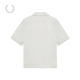 Fred Perry Herren Casual Shirt 2025 Sommer Business Gentleman Revers Weizenohrrand gestickt Kurzarm M9894 IVX/Light Beige M.