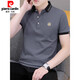 Pierre Cardin Ice Silk Cotton T-shirt à manches courtes Men Top Top Top Men's Aweet Polo. chemise demi-manches jeunes d'été Nouveau style 2025 679 blanc m