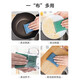 Klinlai color strip silver soft scouring pad housework kitchen dishwashing artifact cleaning steel ball sponge wiping rag