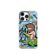 OGBRO magnetic absorbing mobile phone case full-inclusive anti-fall suitable for 15promax mobile phone case Apple 16promax matte original protective case Magsafe magnetic absorbing charging high-end trendy brand Art graffiti series丨Cartoon baby iPhone 15 Pro Max