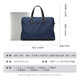 Golf GOLF business briefcase men's fashionable nylon water-repellent large-capacity handbag multi-functional horizontal shoulder crossbody casual men's bag 5I568364J blue with black