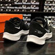 Nike (Nike) Chaussures masculines Spring and Automne Mesh Breathable Ressemblé Sports Chaussures Ins Trendy Fashion Casual Chores Black Low Top Chaussures Da1105-006 / Été Breathable / Quest 44