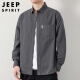 JEEP SPIRIT Jeep Shirt Men's Long Sleeve Casual Jacket Men's Spring and Autumn Shirt Men's Pure Cotton Trendy Clothes