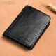 Goldlion Men's Wallet 2024 New Thin Short Driver's License Integrated Card Bag Trendy Brand Student Multi-Function Men's Coffee-20% Off