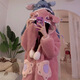 Yi Shuhan Pajamas Couple Outfits One Male and One Female Stitch Cartoon Internet Celebrity Winter Coral Velvet Long Pajamas Home Clothes Set Blue Stitch Pajamas + Pants M 100-130Jin Jin equals 0.5 kg