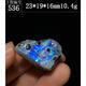 Micro Boat Crystal Sri Lanka Blue Moonstone Raw Stone Pendant Blue Light Strong Mineral Specimen One Thing One 536 496