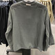 耐克（NIKE）卫衣男装夏季新款外套摇粒绒防风保暖运动服时尚圆领休闲套头衫 DD4855-068灰色 XL