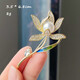 QUAMER high-end fashion new light luxury Chinese style narcissus corsage women's zircon plant brooch XZ0287-1