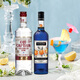 Macchik Beverage Base Set Cocktail Base Whisky Tequila Brandy Vodka Rum Bottle d'origine importée Blue Hawaiian Cocktail Set 700 ml 2 bouteilles