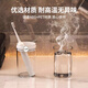 
Jinghuisic Travel tooth cup wash cup brush teeth mouthwash cup household portable couple style ins toothbrush box travel 1 gray
