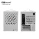 
Qiaomei Gaumey Qiaomei matx chassis small host portable and portable DIY case office gaming chassis desktop USB3.0sfx/atx power supply full-height graphics card white M3 M3 metal side panel black + Limin Color Light 121225 fan *2
