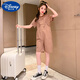 Disney Girls Summer Overalls Set 2025 New Children's Fashionable and Fashionable Medium-Grand Children's Internet Celebrity Street Two-Piece Set Pink 110 cm