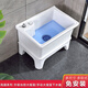 Mop pool balcony small ceramic wash mop pool mop pool household bathroom square automatic drain 49 cm Taiwan control one-button drain to prevent clogging