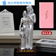 10th anniversary gift for wife and family of four ornaments for wedding anniversary birthday gift 15935 silver + lettering provided + boy family of three