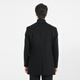 Lilang Leichte Mode -Herrenkleidung [Innere Füllung] Wollmantel Langwolle warme Jacke für Männer q4dyr202 Black XL (175)