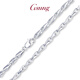 GsunG platinum necklace men's pt950 knight necklace large and bright women's platinum clavicle chain plain chain without treasure chain. Priced by gram, please contact customer service before bidding.