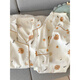 Arctic Velvet Kapibala-Pyjamas für Frauen im Sommer 2025 Neue reine Baumwollgaze niedliche Studenten Drei-teilige Heimkleidung Sommerwolke Cotton-J9901# Paradise Puppy Drei-teilige Set M [Vorschlag 75-100jin [Jin gleich 0,5 kg]]
