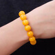 Chuji Lao Fenghuang comes with national inspection natural raw mineral authentic beeswax bracelets for men and women single circle chicken oil yellow old beeswax hands 25 grams bead diameter 14mm (unisex style) approx.