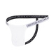 XVCO sexy bikini men's underwear for men's modal alphabet straps straps and a rope breathable T-trousers black XXL