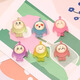 Glow-in-the-dark three-dimensional cartoon doll cute decompression trendy diy children's toy ornaments accessories cream glue Eggman Party-4 pieces random style