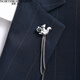 North Martin high-end trendy tie men's cufflinks tie clip business formal wear wedding bow tie brooch hand-made gift box set festive time
