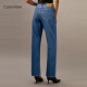 Calvin Kleinjeans [Replica 90 Series] Four Seasons Women's C-Cotton Retro Classic Straight Jeans 40WL795 E5D-Denim Blue 30