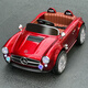 Kangshuai Aibeimei children's electric car four-wheeled seats and can be remotely driven by people 1-3-6 years old 5 toy cars kids and babies driving a baby stroller White soft wheel: leather seat + remote control + trunk Early education music mobile phone Bluetooth