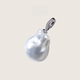 Guran Xingchen Yuguang 13-14mm Deep Sea Nanyang Australian White Baroque Universal Pearl Pendant White 18K Gold