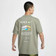 Camiseta de manga corta de Nike Nike Nike Men's New Sports Training Round Neck Round HF6594-100 D HF6172-053 M