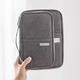 
Anti-theft passport storage bag waist bag travel passport clip portable large-capacity certificate air ticket protective case main picture model