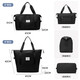 Baicaoyuan Reisetasche große Kapazitäten erweiterte Geschäftsreisen für Männer und Frauen Einkaufsbeutel, Gepäck -Fitness -Taschen, Trolleyboxen für Produktion und Lagerung