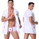 Universal Men's Sexy Uniform Bunny Boy Christmas Costume Men's G-string Clothing for Men Mesh Doctor Uniform
