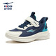 Hongxing Erke (Erke) Zapatos para niños para zapatos para correr para niños y niñas 24 productos nuevos, zapatillas de zapatillas para niños pequeñas y pequeñas [Mingou] Oculto azul oscuro/FACUI Azul 36