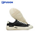 Fila Fusion Herrenschuhe Pop Canvas Schuhe Trendy Marken Herren trendy Board Schuhe Street Fotografie Sport Casual Schuhe Männer Black-Bk 40