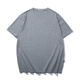 
Yuguan summer thin short-sleeved T-shirt for men's large size elastic loose fat man extra large size fat man plus fat plus size half-sleeved T-shirt space gray T1661 8XL