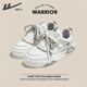 Huili Herrenschuhe Herren 2025 Frühling neuer Trend Casual Schuhe für die vielseitigen Sportschuhe von Herren -Schülern atmungsaktive Herrenschuhe weiß und grau -g687c 41