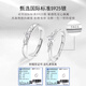 Mengshiya Couple Rings Men and Women Proposal Silver Rings as Birthday Gifts for Girlfriend and Wife Fastest Delivery Twin Lovers Rings