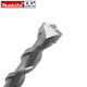Makita electric hammer drill bit round shank two grooves two pits alloy through wall impact drill bit concrete construction drill bit (round shank 10mmx260mm)