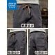 Jeanswest casual pants men's spring and autumn new style men's pants loose work clothes and feet trendy fashion Harren men's versatile long pants 689 camel + gray XL