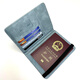 Mengmanjia Travel Passport Protective Case Passport Clip Storage Bag Anti-theft Brush Multifunctional Passport Wallet Portable Passport Bag Blue [RFID Anti-theft Brush] Multifunctional Passport Bag
